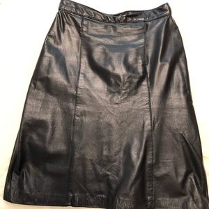 Vintage Leather skirt
